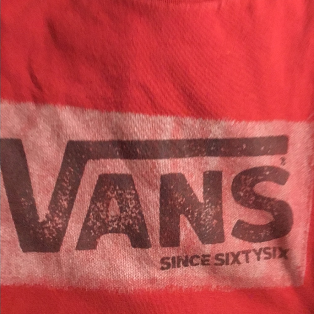 Vans Men’s RED T-shirt size XXL